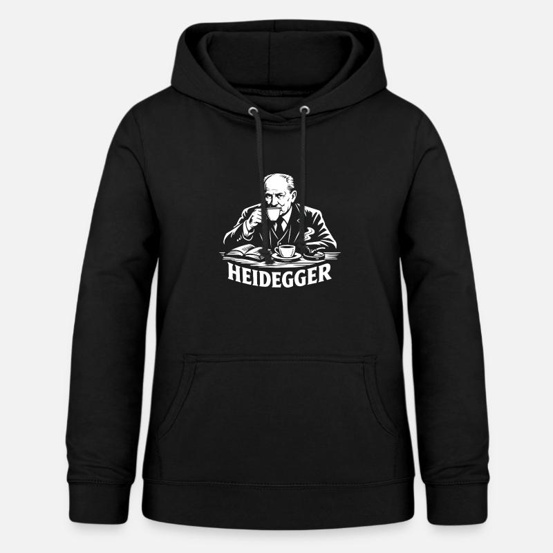 Heidegger Brew Tee - Felpa con cappuccio da donna - nero