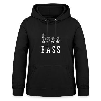 basse - Sweat à capuche Femme - noir - Devant - AI Model Female 172 light (172cm)