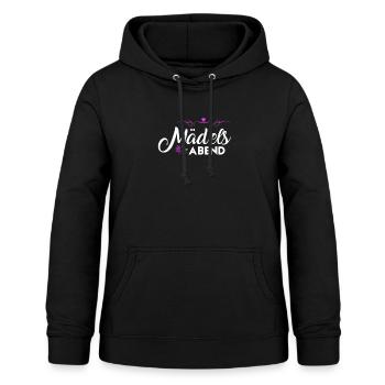 Mädelsabend - Frauen Hoodie - Schwarz - Vorne - AI Model Female 172 light (172cm)