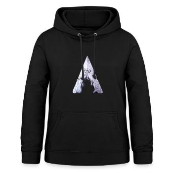 Monument de la pince à linge - Sweat à capuche Femme - noir - Devant - AI Model Female 172 light (172cm)