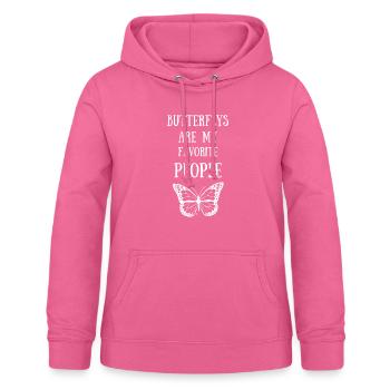 butterfly butterfly wings insects - Women's Hoodie - pink - Front - AI Model Female 172 light (172cm)