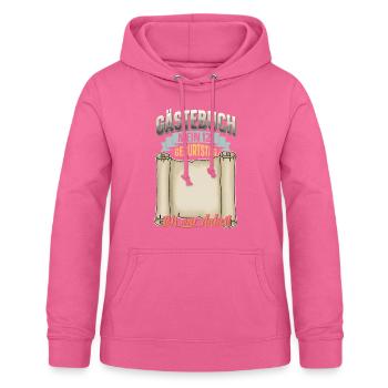 12. Geburtstag Gästebuch - Frauen Hoodie - Pink - Vorne - AI Model Female 172 light (172cm)