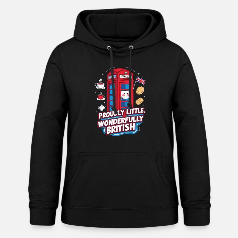 Creative British Design - Teatime Charm - Women's Hoodie - black