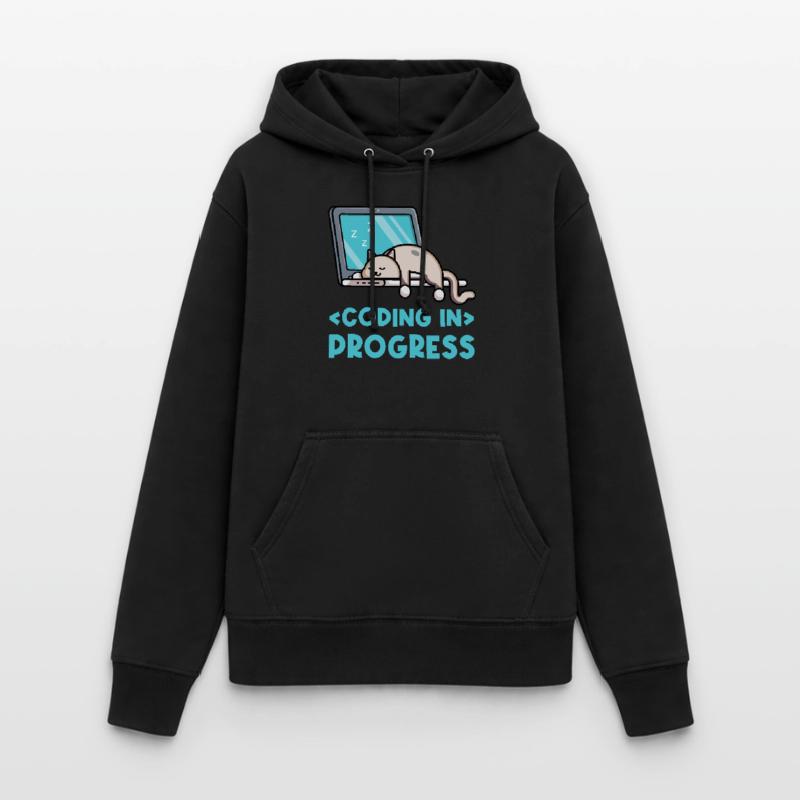 Coding In Progress Coder Programmer Computer Nerd Frauen Hoodie