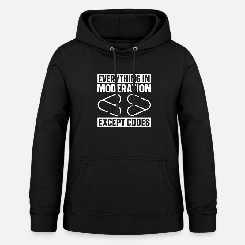 Programmer Coder Software Developer - Women's Hoodie - black
