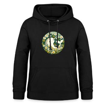 Narwal - Frauen Hoodie - Schwarz - Vorne - AI Model Female 172 light (172cm)