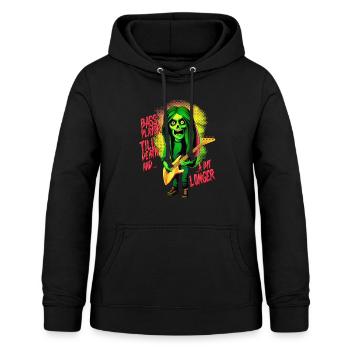 Bass Player Till Death - Frauen Hoodie - Schwarz - Vorne - AI Model Female 172 light (172cm)