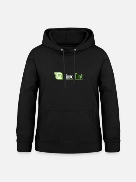 linux mint - Frauen Hoodie - Schwarz