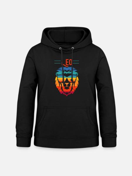 Leo Zodiac - Frauen Hoodie - Schwarz