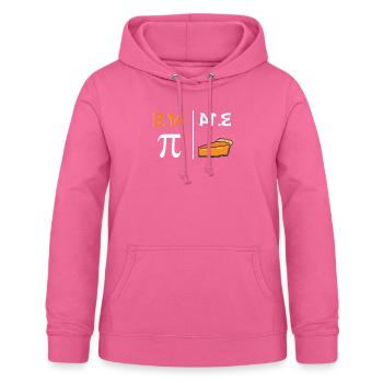 Pi Pie - Sweat à capuche Femme - rose - Devant - AI Model Female 172 light (172cm)