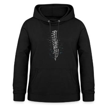 Physiotherapeut Chiropraktiker Physiotherapie - Frauen Hoodie - Schwarz - Vorne - AI Model Female 172 light (172cm)