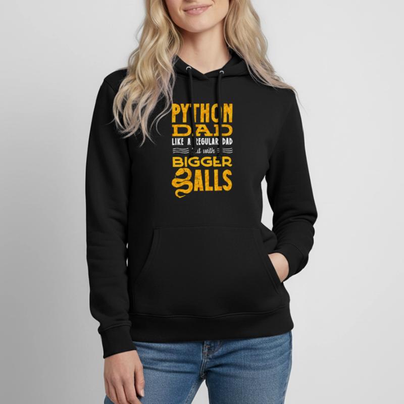 Banana Ball Python Herpetologist Python dad Frauen Hoodie