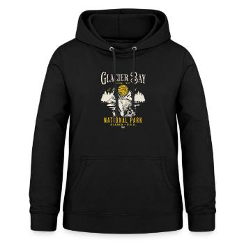 Glacier Bay Nationalpark Alaska - Frauen Hoodie - Schwarz - Vorne - AI Model Female 172 light (172cm)