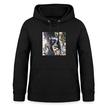 Katta (Lemur catta) - Frauen Hoodie - Schwarz - Vorne - AI Model Female 172 light (172cm)