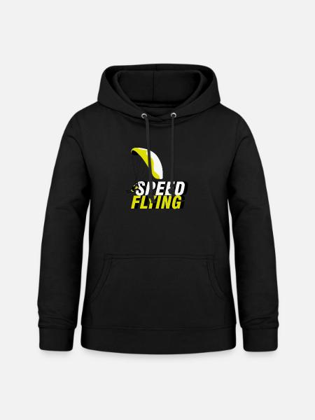 Speed Flying - Frauen Hoodie - Schwarz