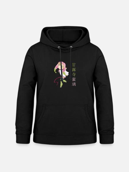 Mitsuri Kanroji - Frauen Hoodie - Schwarz