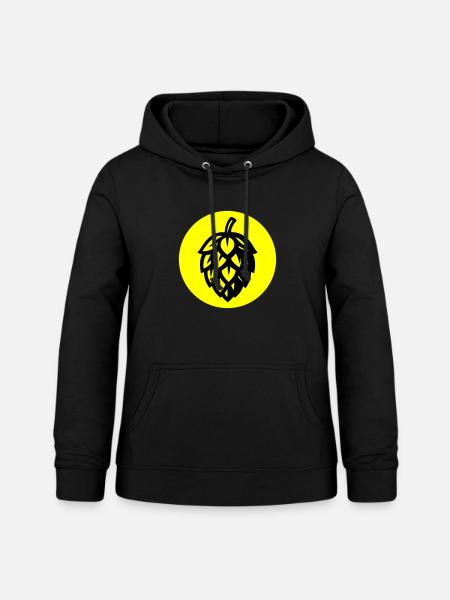 Hopfen Symbol - Frauen Hoodie - Schwarz