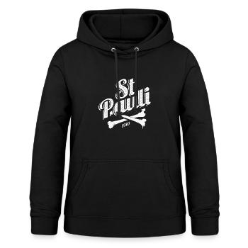 Hamburg - St. Pauli - St Pauli - 1910 Sankt Pauli - Frauen Hoodie - Schwarz - Vorne - AI Model Female 172 light (172cm)