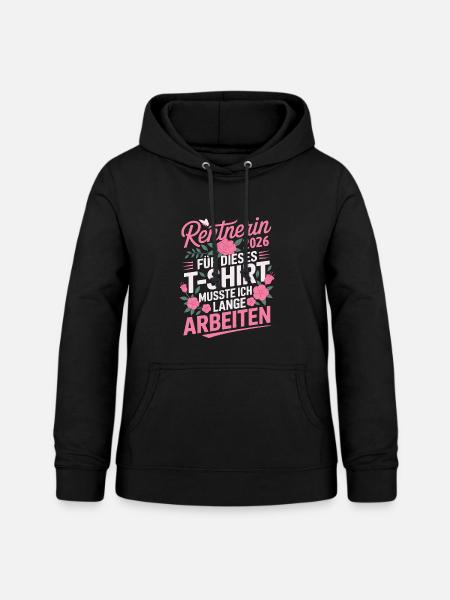 Rentnerin 2026 - Frauen Hoodie - Schwarz