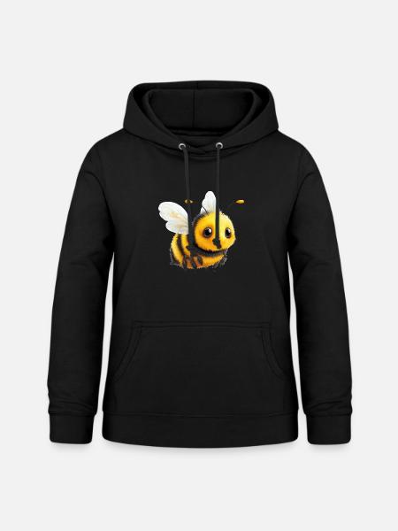 Biene - Frauen Hoodie - Schwarz