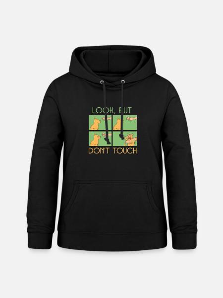 Katzen Spruch - Frauen Hoodie - Schwarz