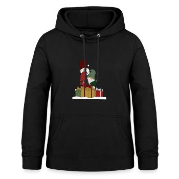 Wichtel - Frauen Hoodie - Schwarz - Vorne - AI Model Female 172 light (172cm)