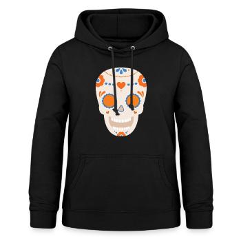 Halloween - Frauen Hoodie - Schwarz - Vorne - AI Model Female 172 light (172cm)