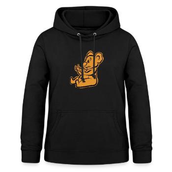 Koalified Gamer - Lustiger Cartoon Koala - Frauen Hoodie - Schwarz - Vorne - AI Model Female 172 light (172cm)