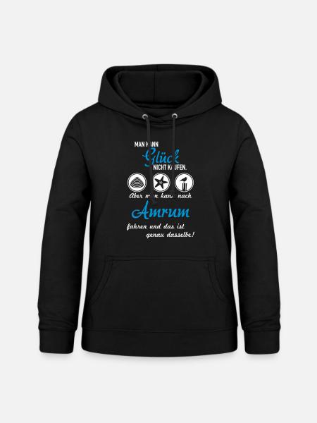 Glück Amrum - Frauen Hoodie - Schwarz