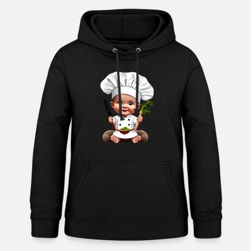 Bébé Cool - Sweat à capuche Femme - noir