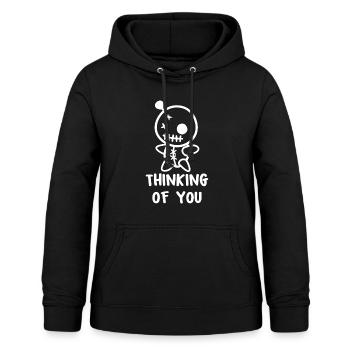 Thinking of You Voodoo - Women's Hoodie - black - Front - AI Model Female 172 light (172cm)