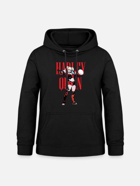Harley Quinn Mit Hammer - Frauen Hoodie - Schwarz