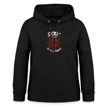 Enjoy your life in full - Frauen Hoodie - Schwarz - Vorne - AI Model Female 172 light (172cm)