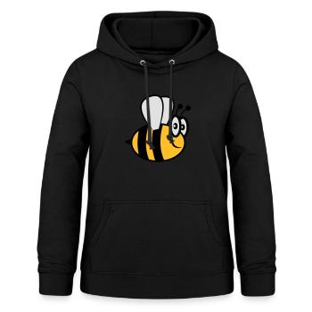 Abeille drôle mignon - Sweat à capuche Femme - noir - Devant - AI Model Female 172 light (172cm)