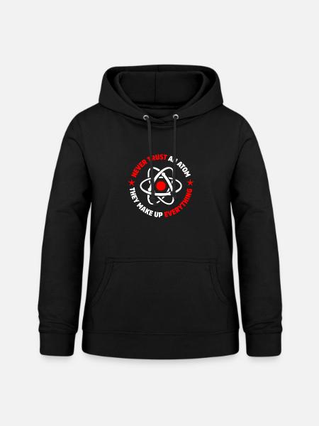 Protonen, Neutronen, Elektronen - Frauen Hoodie - Schwarz