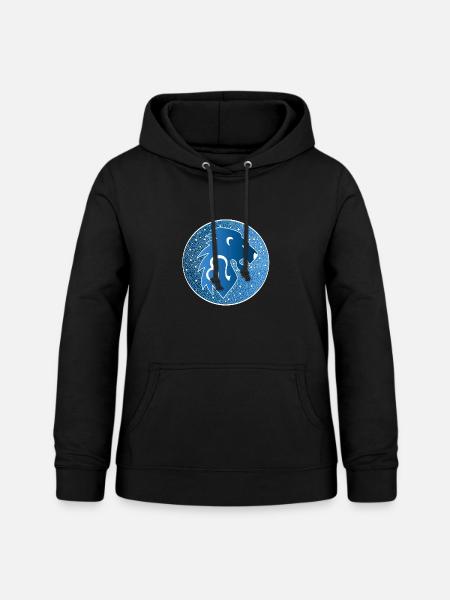 Tierkreiszeichen: Löwe - Frauen Hoodie - Schwarz