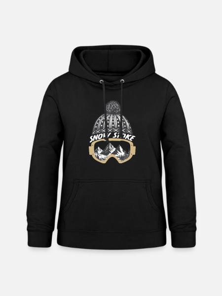 Snow Stoke - Frauen Hoodie - Schwarz