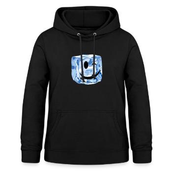 cube ice wink - Sweat à capuche Femme - noir - Devant - AI Model Female 172 light (172cm)