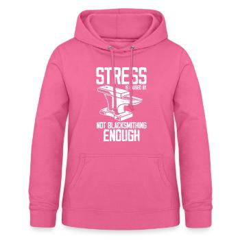 Forging gifts | Blacksmith Metalsmith Hobby - Women's Hoodie - pink - Front - AI Model Female 172 light (172cm)
