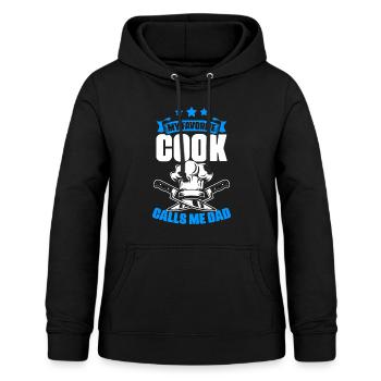 Mein Lieblingskoch Lustiger kulinarischer - Frauen Hoodie - Schwarz - Vorne - AI Model Female 172 light (172cm)
