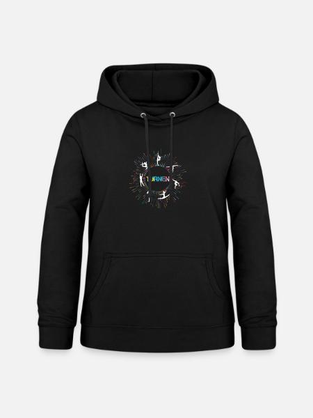 Turnen Sport, Bodenturnen - Frauen Hoodie - Schwarz
