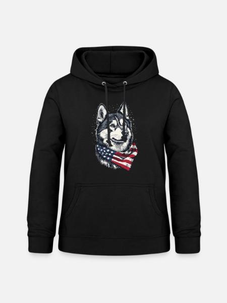 Alaskan Malamute - Frauen Hoodie - Schwarz