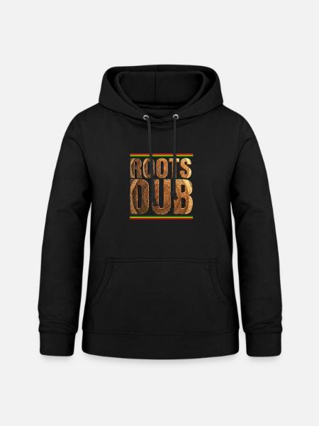 Roots Dub Reggae Holz - Frauen Hoodie - Schwarz