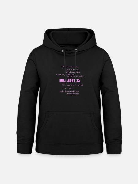 Spruch Madita - Frauen Hoodie - Schwarz