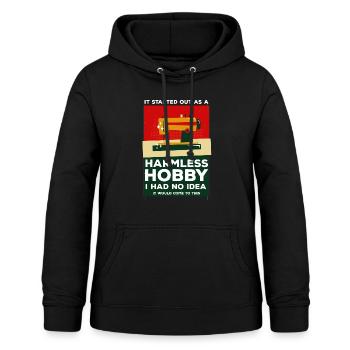 Sewing Quilting Channel Wustes Quote Tailoring - Women's Hoodie - black - Front - AI Model Female 172 light (172cm)