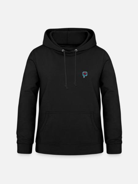 Pixelherz - Frauen Hoodie - Schwarz