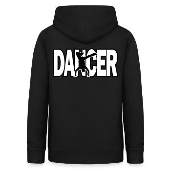 Danse break dance hip hop b-boy b-girl - Sweat à capuche Femme - noir - Dos - AI Model Female 172 light (172cm)