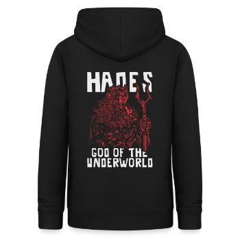 Hades God of the Underworld Greek Gods Mytho - Women's Hoodie - black - Back - AI Model Female 172 light (172cm)