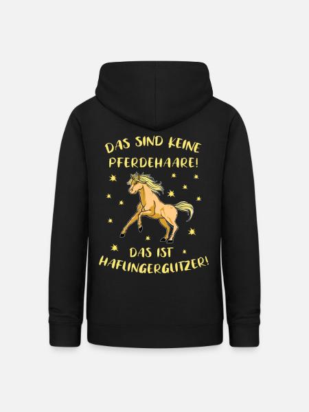 Haflingermotiv Pferde Haflinger Geschenkidee - Frauen Hoodie - Schwarz