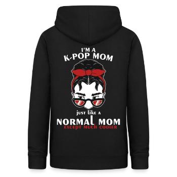 Ich bin eine Kpop Mom Women Korean Music Mütter - Frauen Hoodie - Schwarz - Hinten - AI Model Female 172 light (172cm)